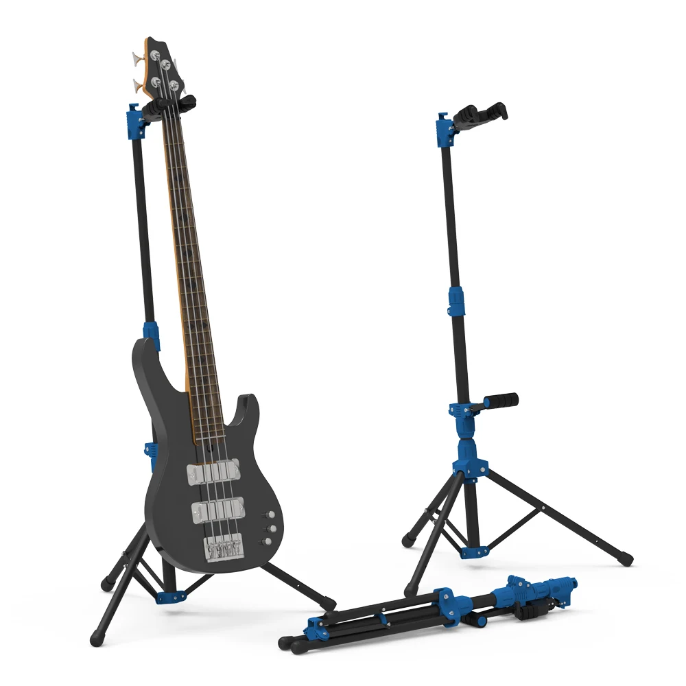 Galux GS-211 Guitar Floor Stand Self-locking Structure Convenient Folding For Guitar Bass Ukulele Parts Free Height Adjustment