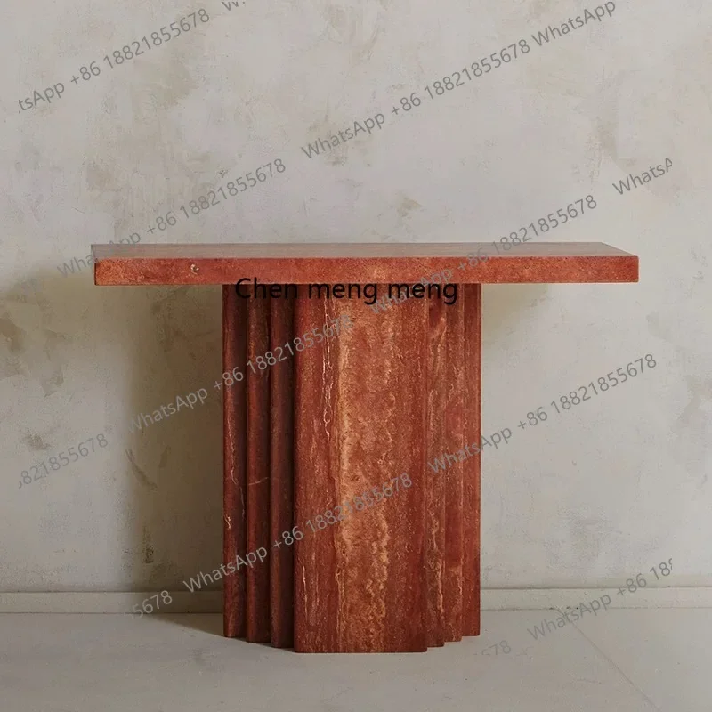 

X Entrance table Small apartment living room Household home long table Corridor wall view table