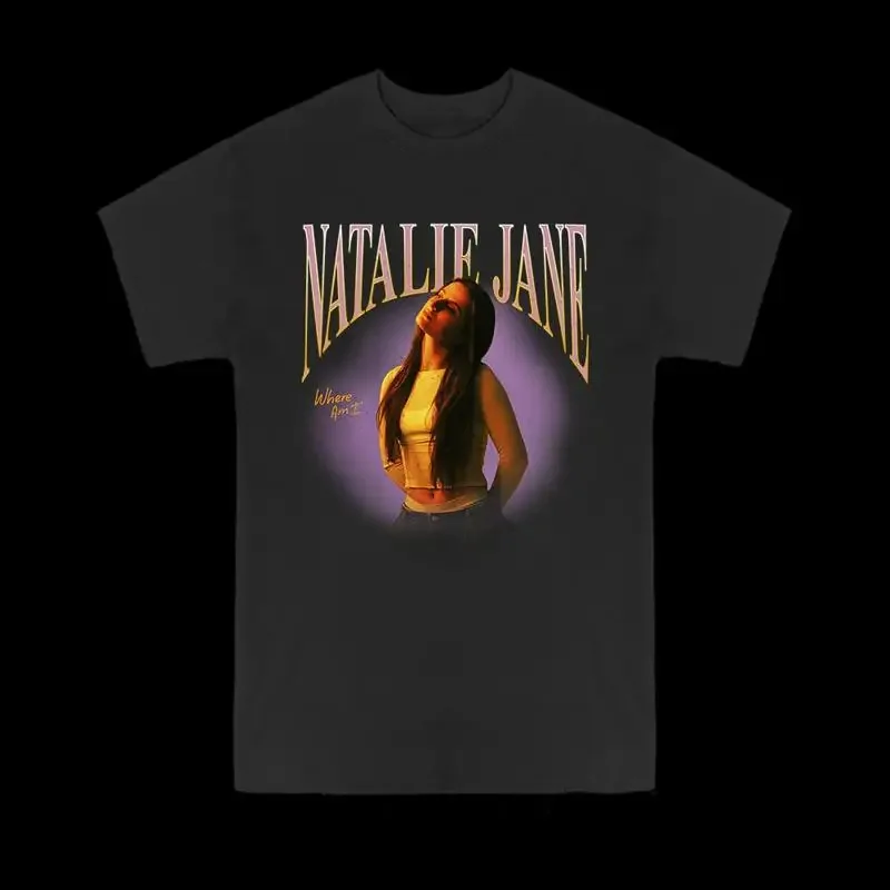 Natalie Jane T Shirt Size S 5Xl Cotton Black Men Ad90