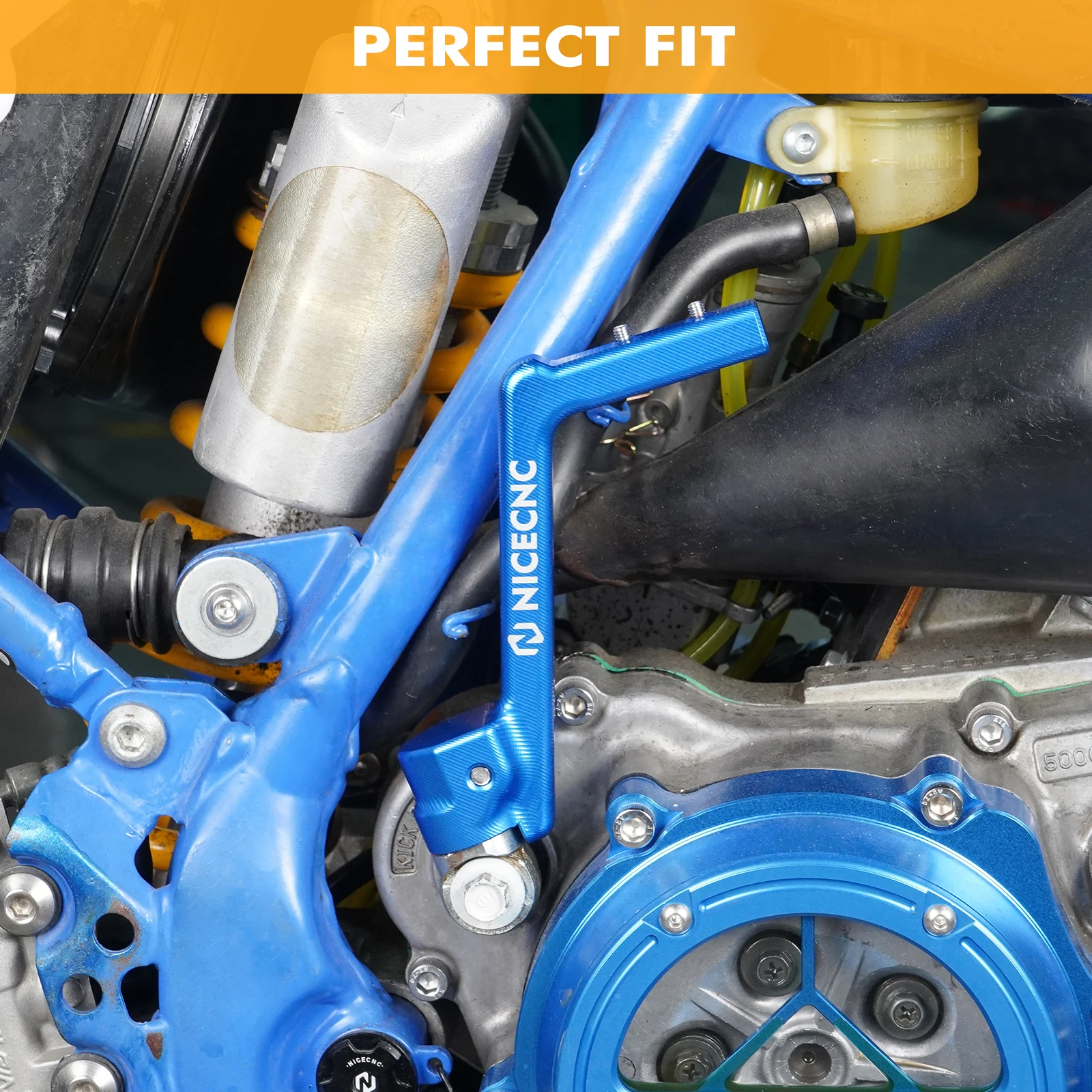 NICECNC For Yamaha YZ85 YZ 85 2002-2018 Motorcycle Aluminum Kick Start Starter Lever Pedal 2017 2016 2015 2014 5PA-15620-01-00