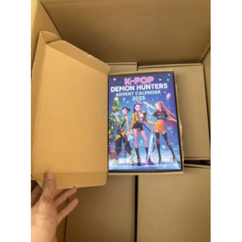 2025 nova onda coreana diabo caçador blakpink chegada feriado caixa cega decoração da árvore de natal caixa surpresa acrílica caixas cegas
