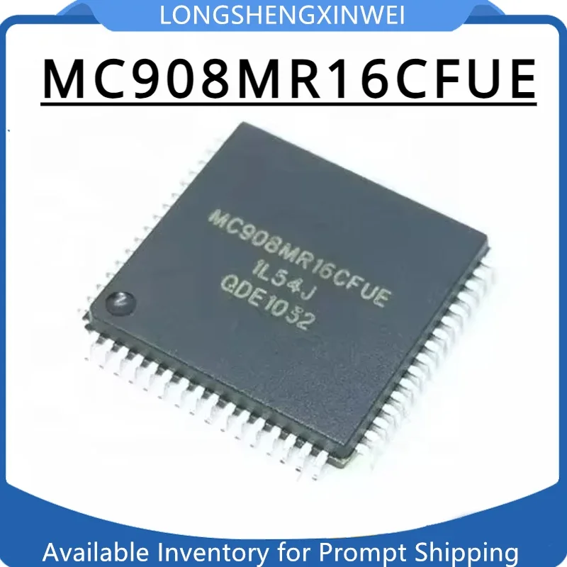 

1PCS MC908MR16CFUE MC908MR16 QFP64 New Microcontroller Chip IC