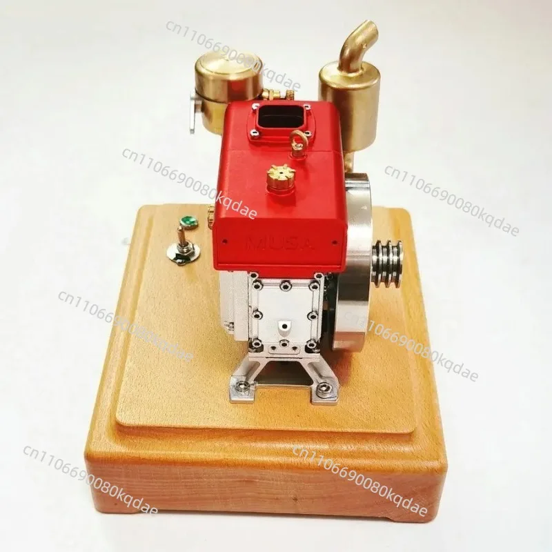 Mini Retro Simulation Methanol‑Fueled Model Engine, Tractor Style Demonstration Experimental Hardware