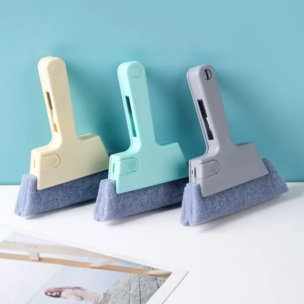 Upgraded 4 in 1 Window Track Cleaners Multi-Purpose Deep Cleaning Cleaning Brush Professional Wall Cleaner Mop Home Cleaning