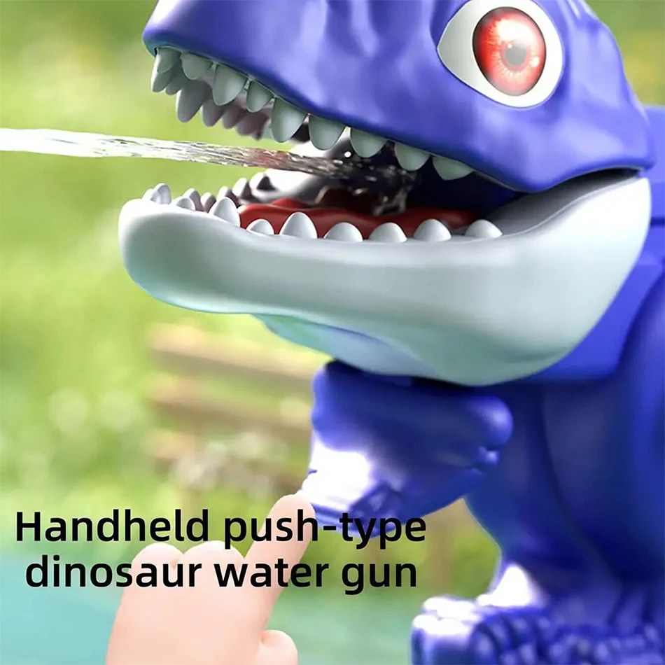 2025 Kinderen Cartoon Dinosaurus Waterpistool Pistool Schieten Speelgoed Zomer Buiten Spelen Water Dier Sport Strand Speelgoed Voor Jongens Volwassenen