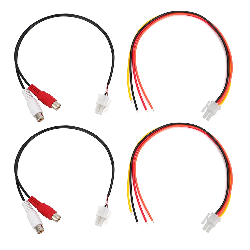 For PBR400X4D M5-800X4 Rockford Fosgate Input and Output Plugs Harness Car Audio Wiring Harness Kit