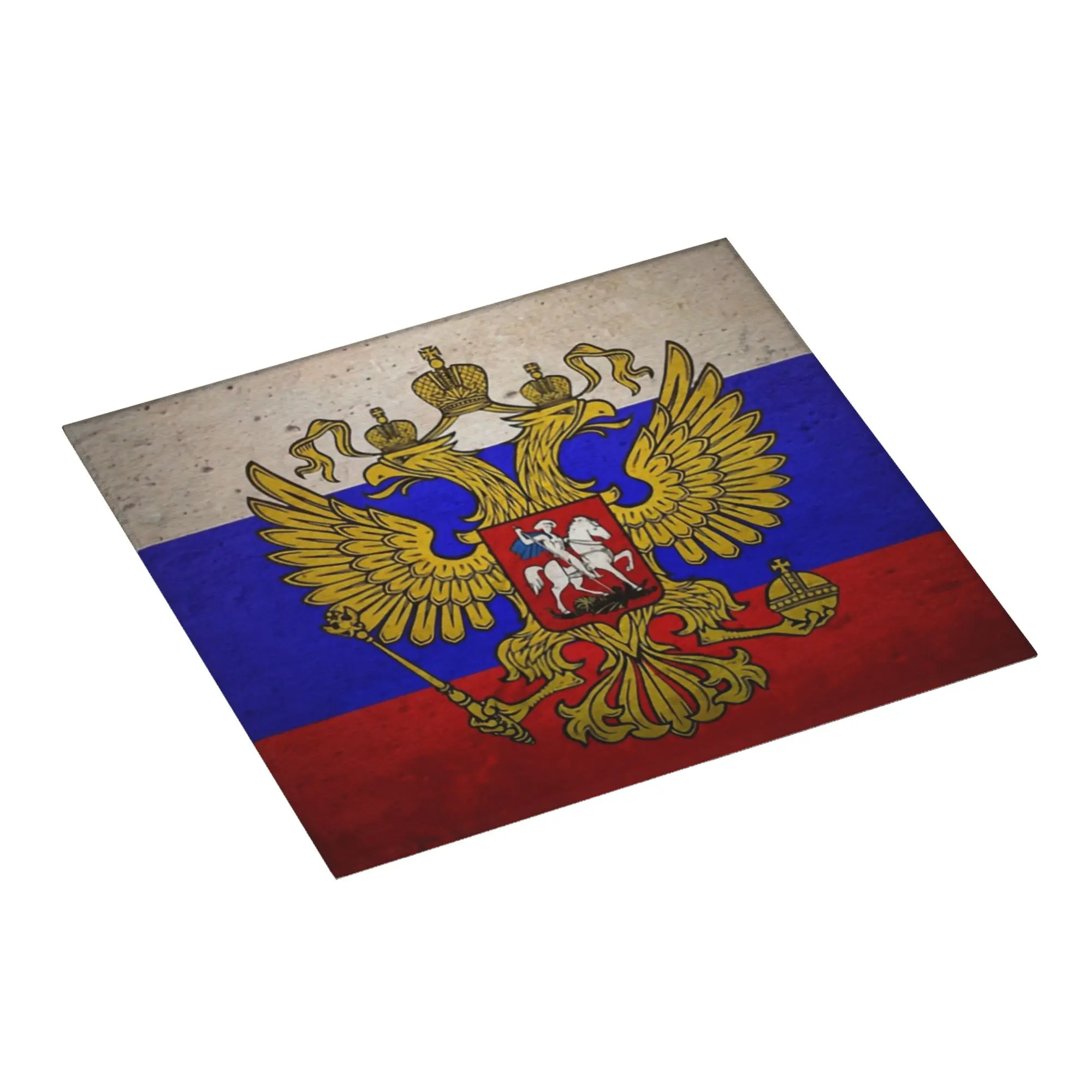 Russian Flag Drying Mat For Kitchen Waterproof Non‑Slip Oil Proof Reusable Russia Proud Bathroom Countertop Protector Mat
