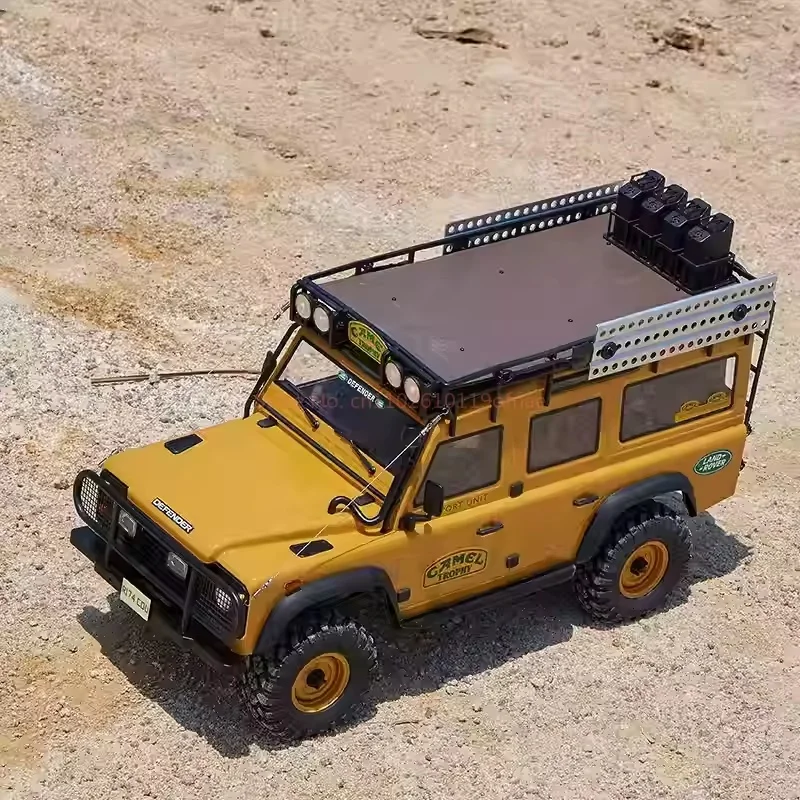 新型FMS 1/10 クラシック キャメルカップ FCX10 シミュレートされたリモートコントロールRCプロフェッショナルオフロード登山車両 前後ストラット