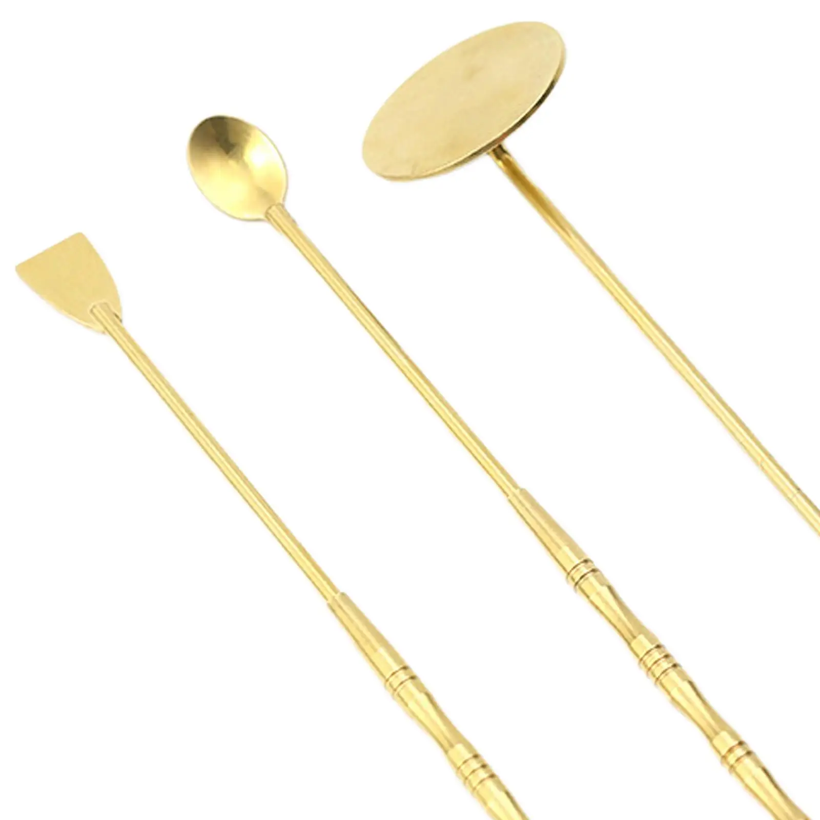 3Pcs Incense Making Kit Brass Incense Mold Tool Incense Cone Molds Spoon Press Shovel Fragrance Accessory