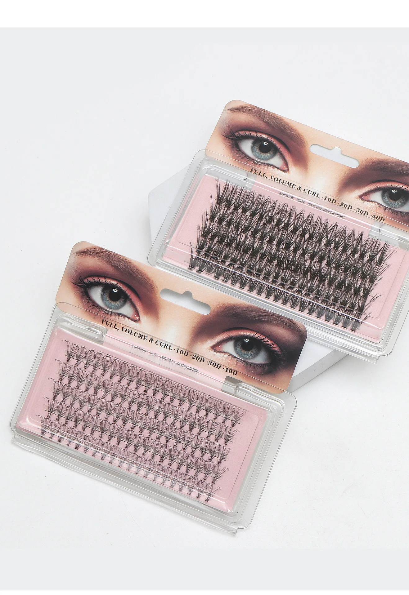 2023 New Eyelashes 10D/20D/30D/40D Individual Eyelash Russia Volume Eyelash Premade Fan False Mink Eyelash Mkae Up Tool