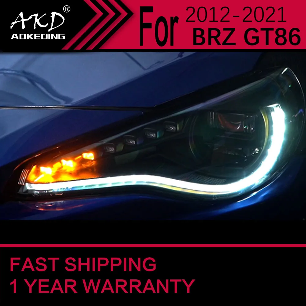 

Car Lights for Subaru BRZ Headlight 2012-2021 FT86 GT86 Head Lamp Drl Projector Lens Automotive Accessories