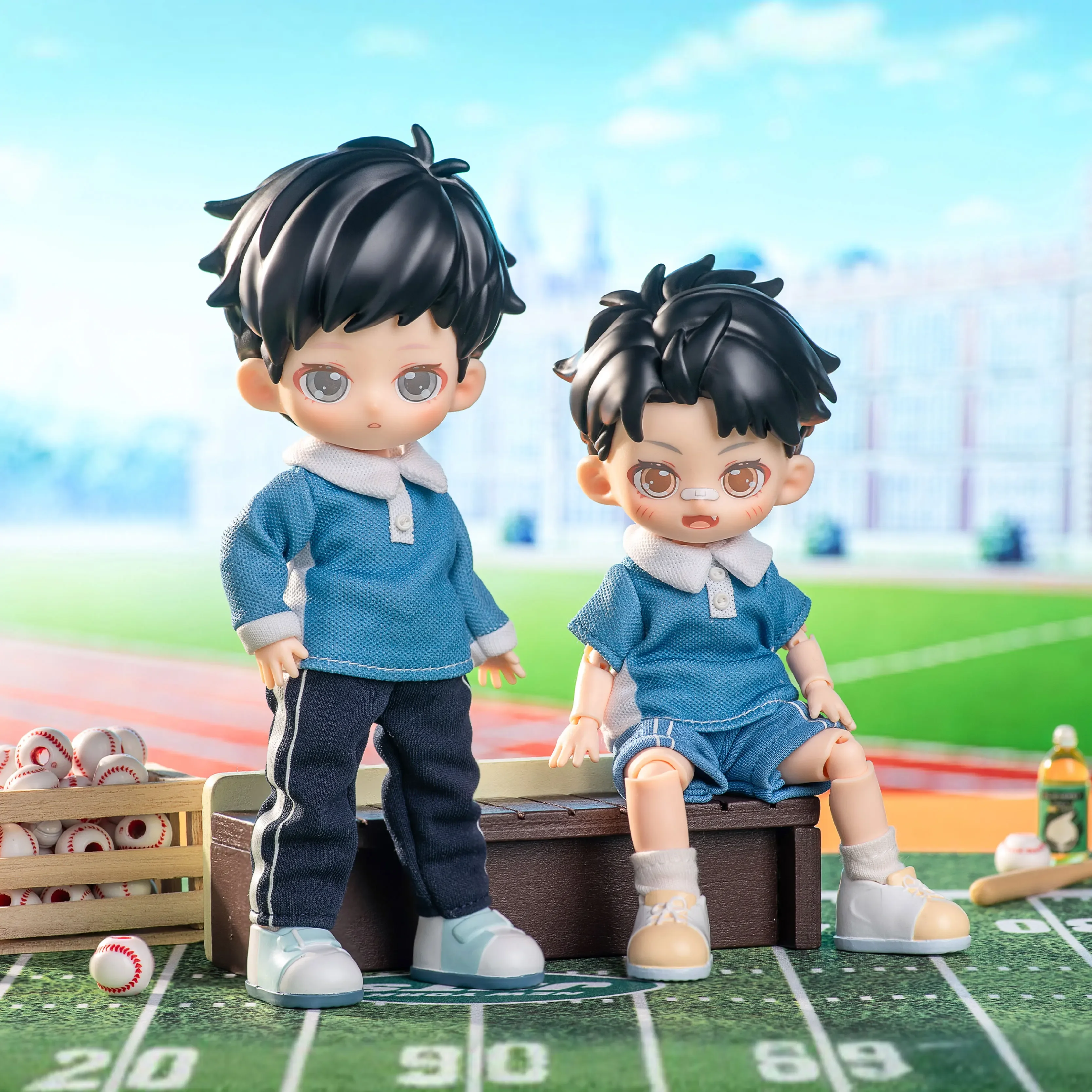 

Teennar Peetsoon Male Classmate Series Genuine Articulated BJD Doll 12 Joints Movable Anime Figure Desk Decor Collectible Gift