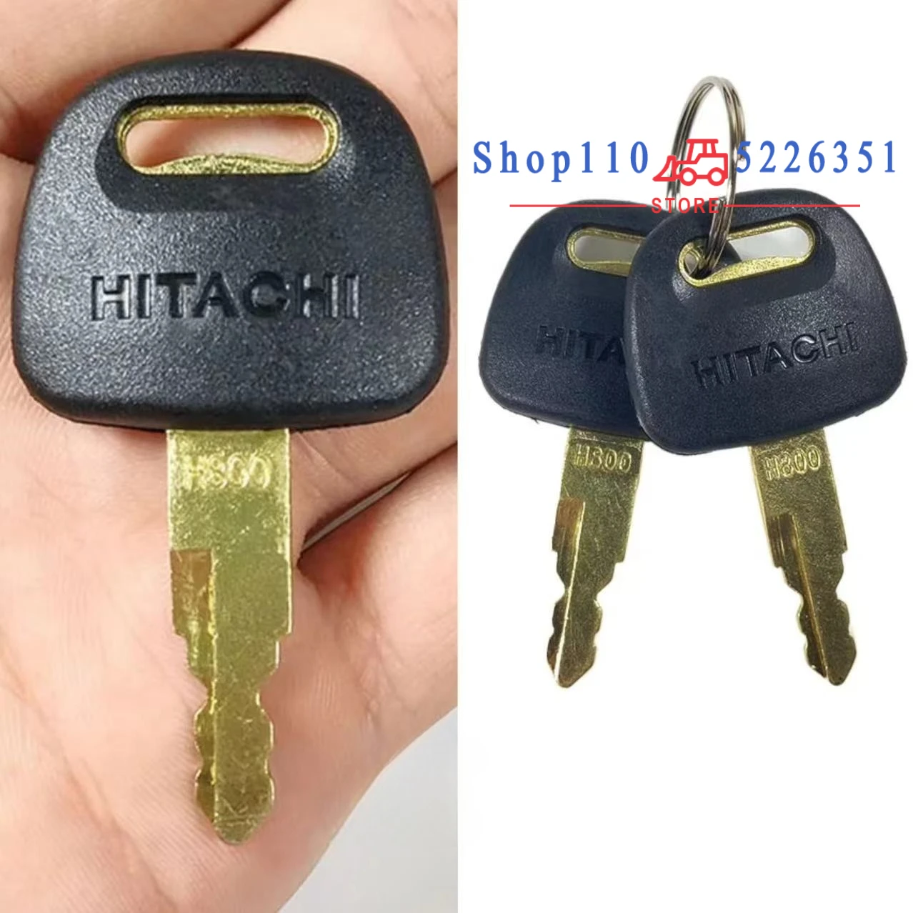 10/5/2/1PCSOpen Door Start Ignition Universal Key For Hitachi Excavator H800 Key ZAX60 70 120 210 200