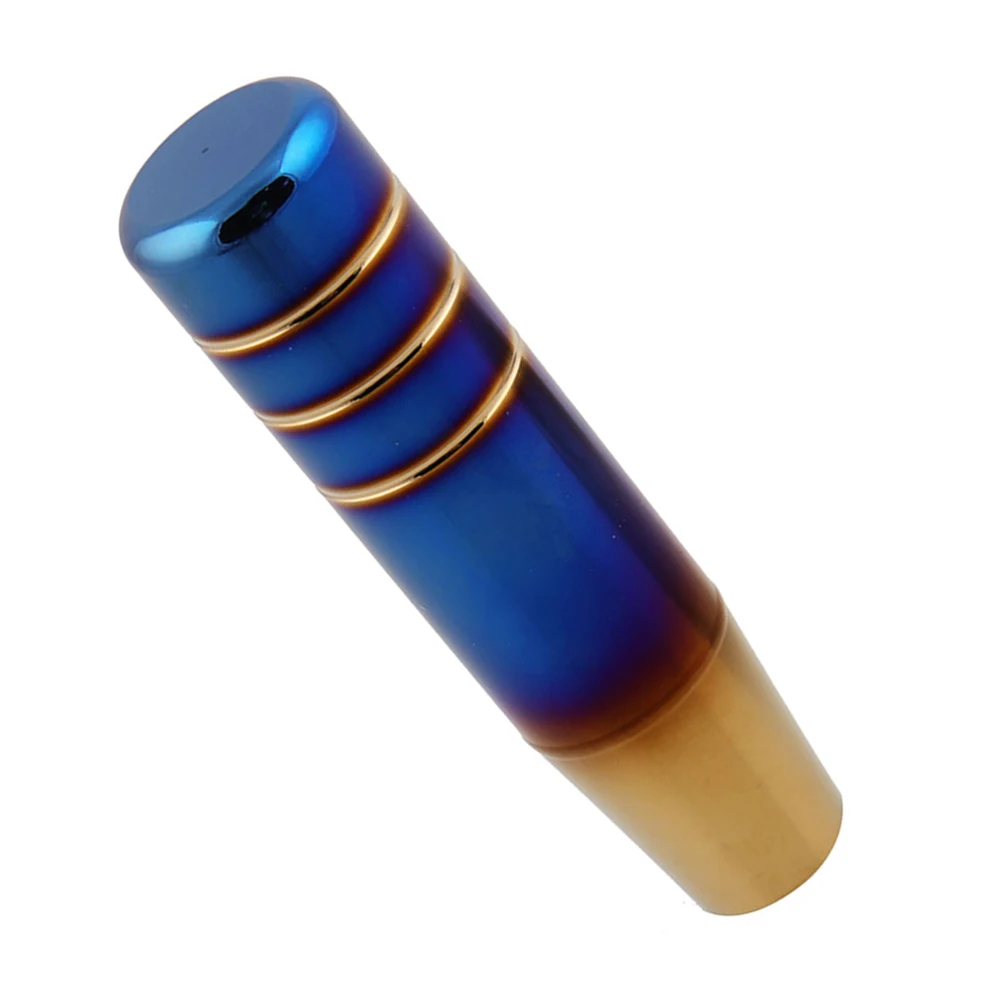 

Aluminum Alloy Gear Knob 13cm Golden Replacement Shifter Stick Lever Car Styling Accessories Durable Easy Install Gift
