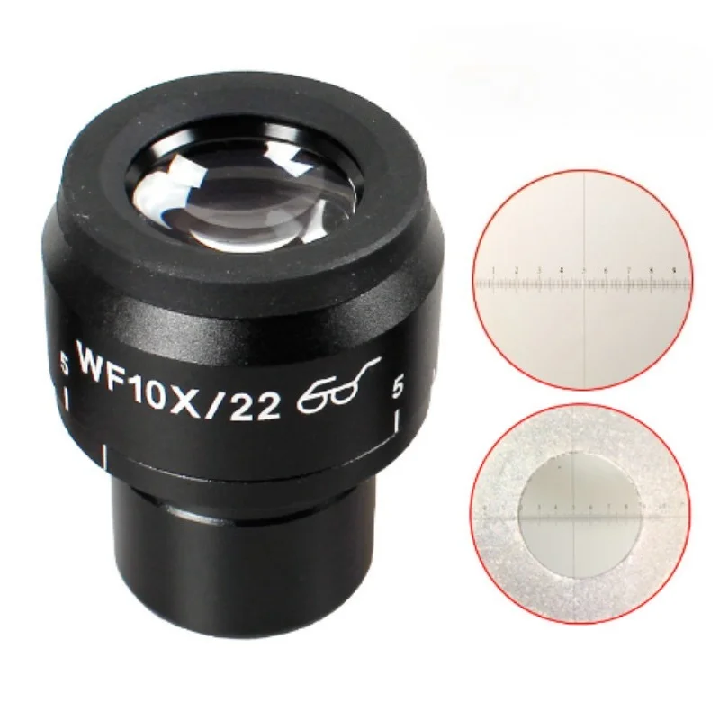 1PCS of 10x Wide Field Microscope High Eye Point  for 30.5mm Stereo Microscopio Mounting Size Barlow Lens Accesorio Telescopio