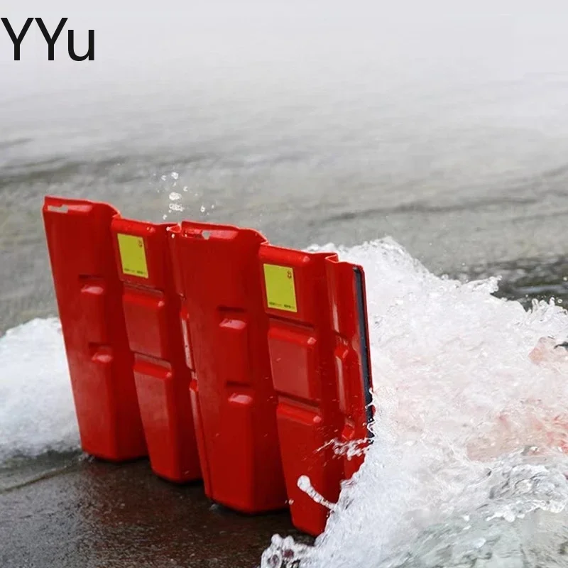 Waterproof water baffle L-type household garage flood control emergency flood control baffle ABS plastic thickened movable type