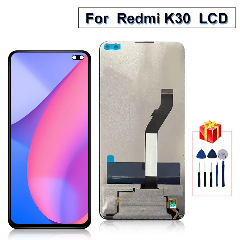 

ЖК-дисплей 6,67 дюйма для Xiaomi Redmi K30 4G, сенсорный экран с дигитайзером в сборе для Redmi K30 5G, дисплей, запасные части, аксессуары