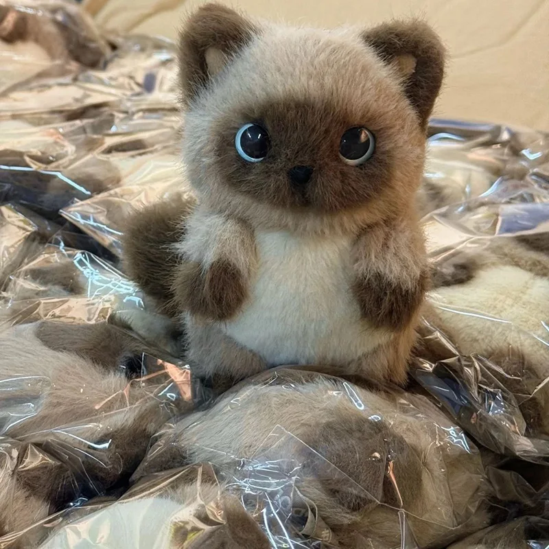

Siamese Cat Cute Pet Plush Pendant Adorable Doll Plush Doll