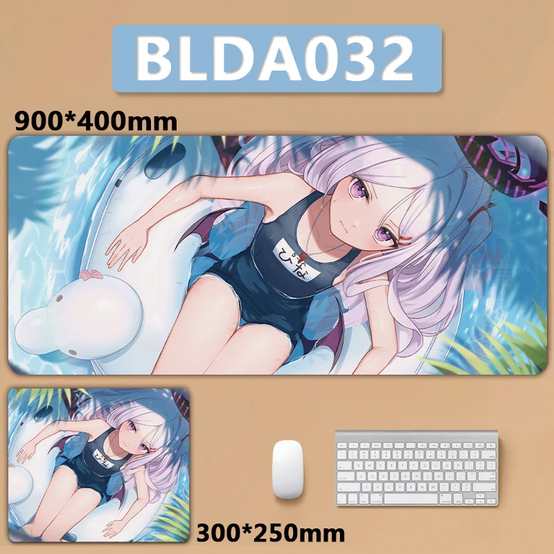 XXL Large Sorasaki Hina Hifumi Tendou Arisu Kuda Izuna Mousepad Keyboard Pad Blue Archive Mouse Pad