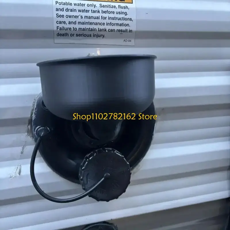 

547B Multipurpose Water Refill Funnel For Motorhomes Ensures Leakproof And Efficient Filler Travel Essential