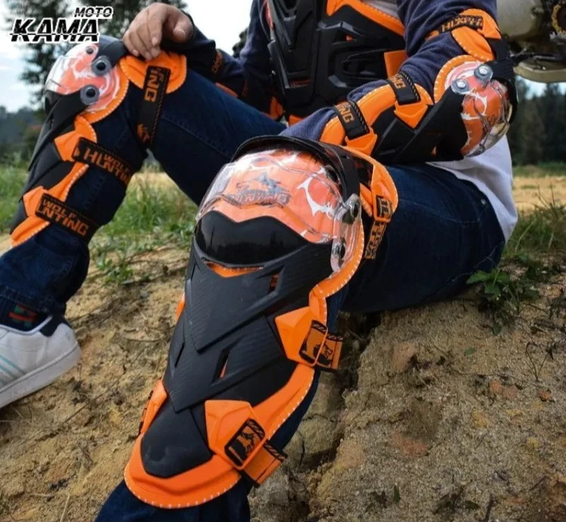 

Motorcycle Knee Pads Kids Motocross Knee Protection Motorbike Equipment Kneepads Moto Protector for Children