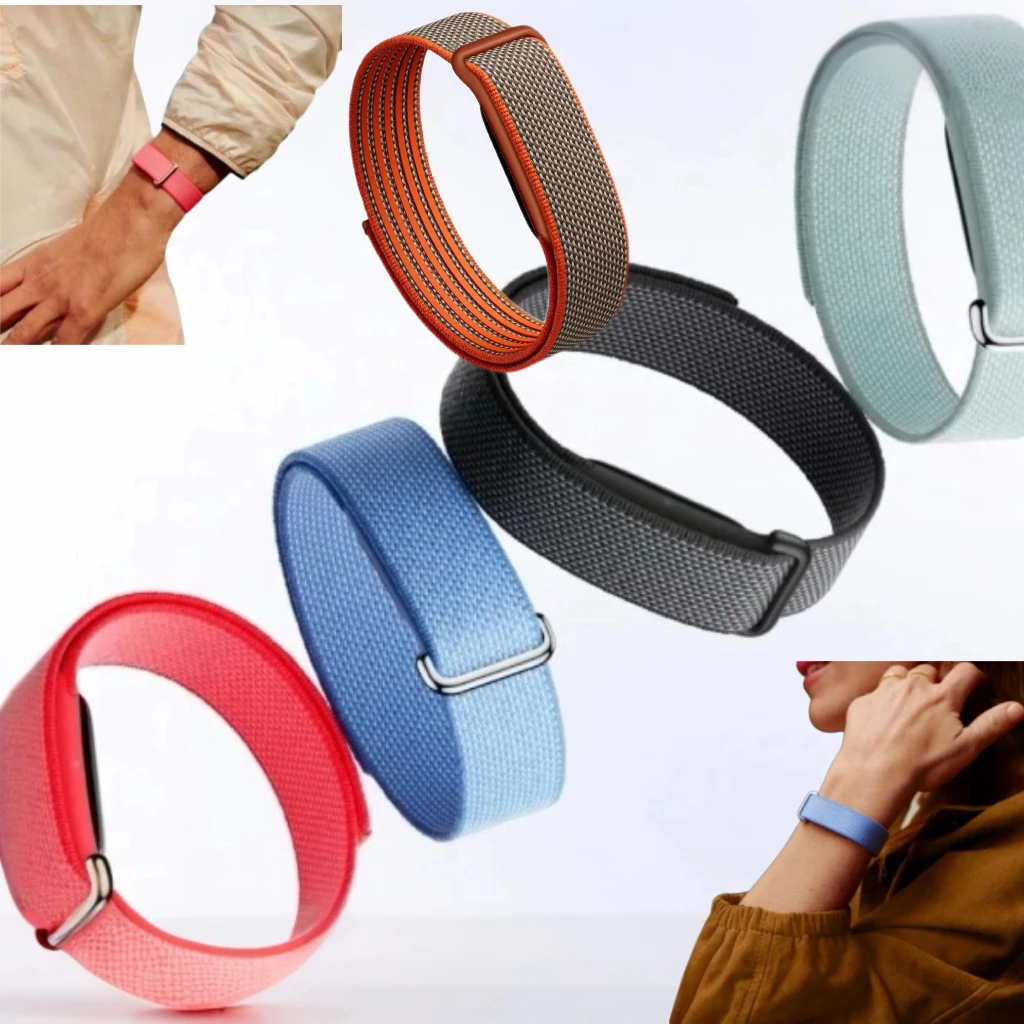 Fitness Monitoring Velcro Strap For Google Fitbit Air Adjustable Intelligent Sports Training Bracelet Tracker Smart Watch Strap