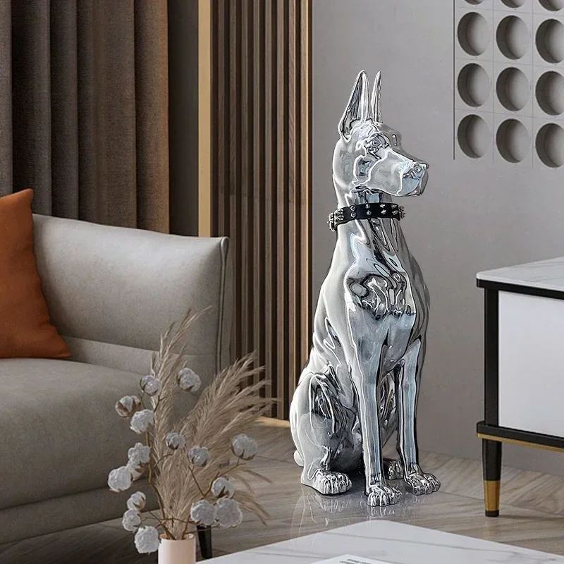 

Crafts, Simplicity, Art, High Sense, Home Furnishings, Decorations, TV Cabinets, Living Room, Large, Floor Dog, Ornaments
