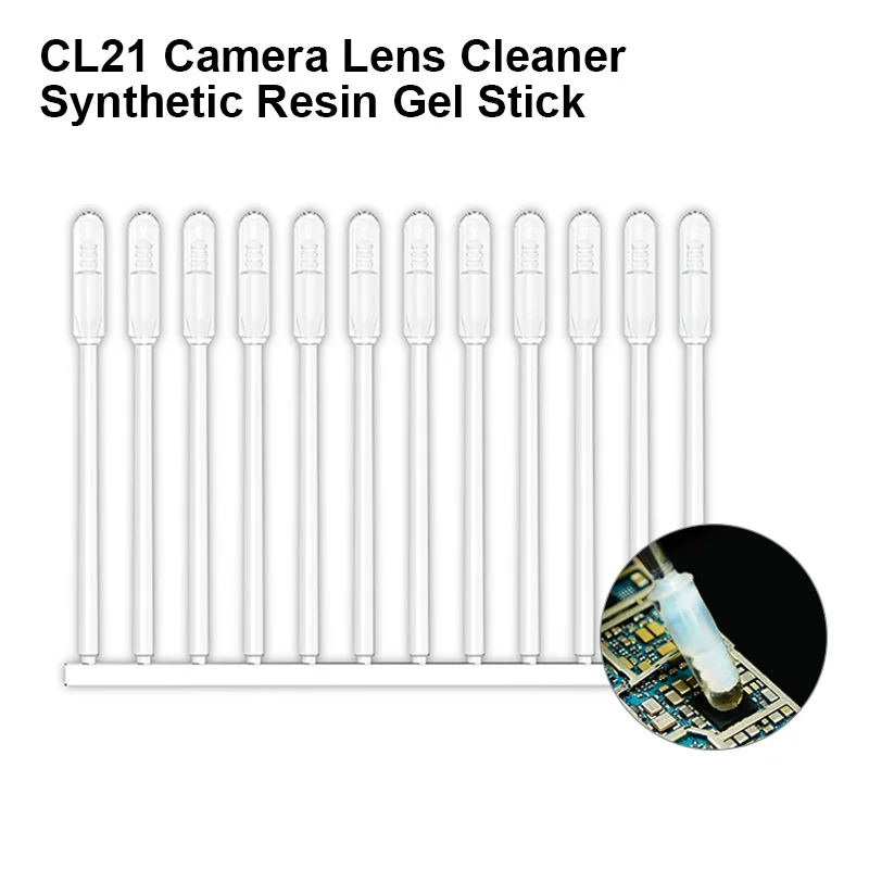 2UUL CL21 48PCS/Pack Camera Lens Cleaner Synthetic Resin Gel Stick for Mobile Phone Repair Camera Lens Screen Cleaning Tool