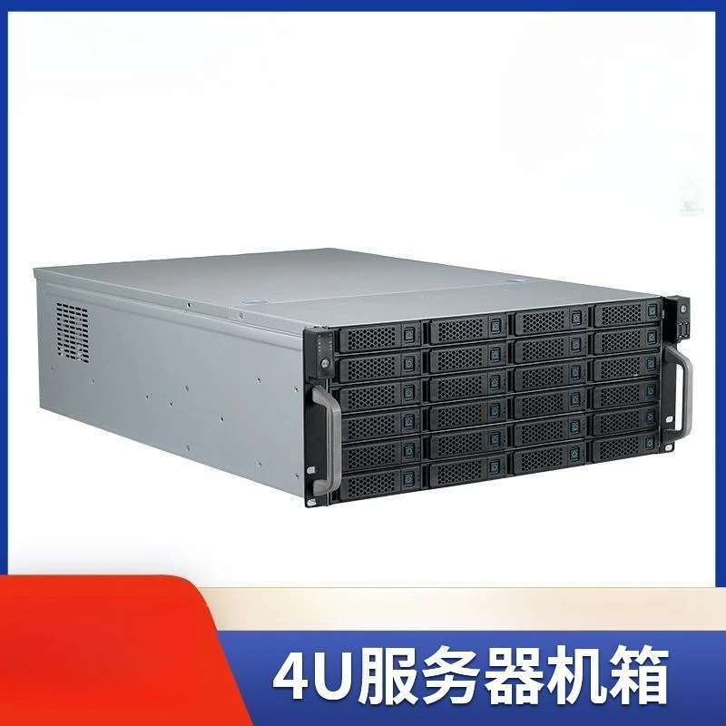 2U/4U Rackmount Server Chassis, 24 Drive Bays for Industrial Workstation