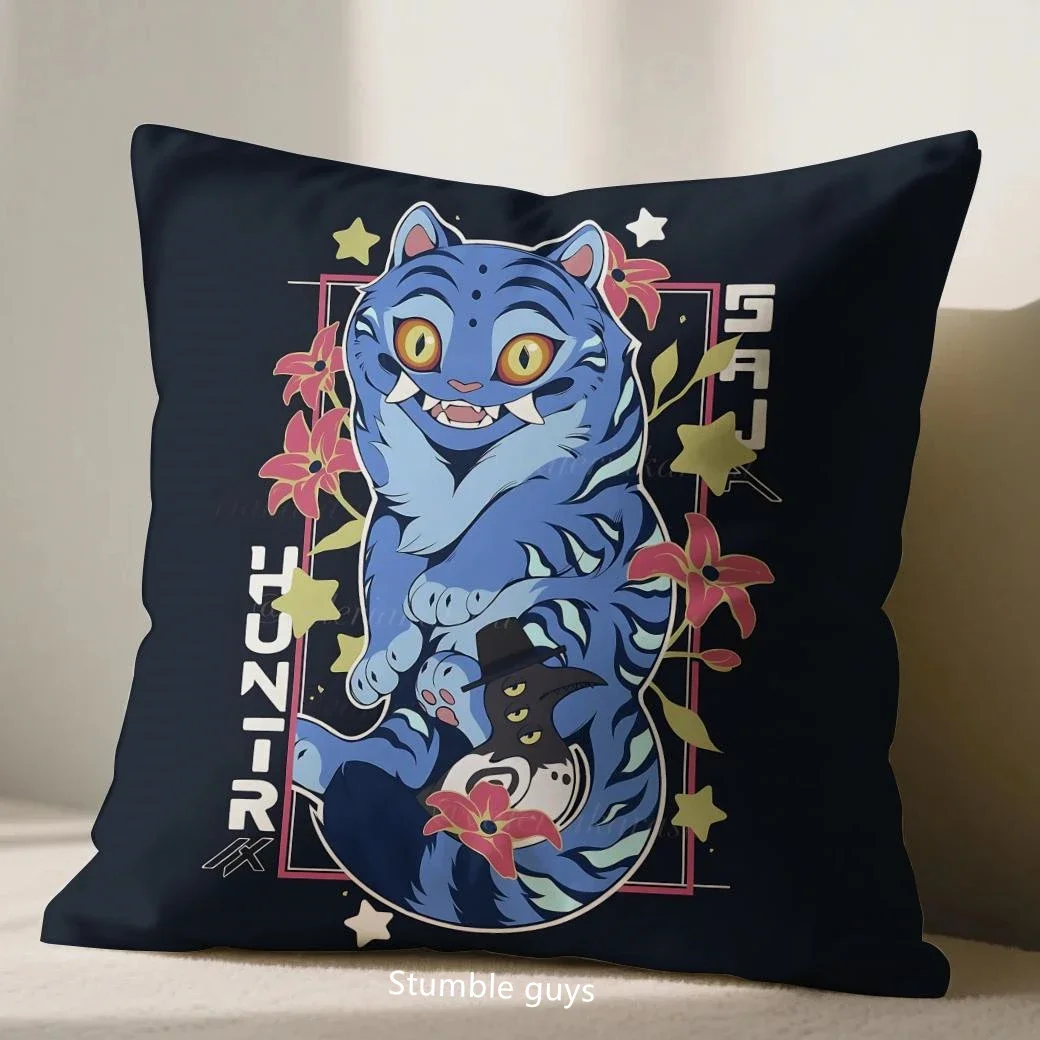 Kpop Demon Hunters Anime 45X45cm Kussensloop Sofa Kussenhoes Thuis