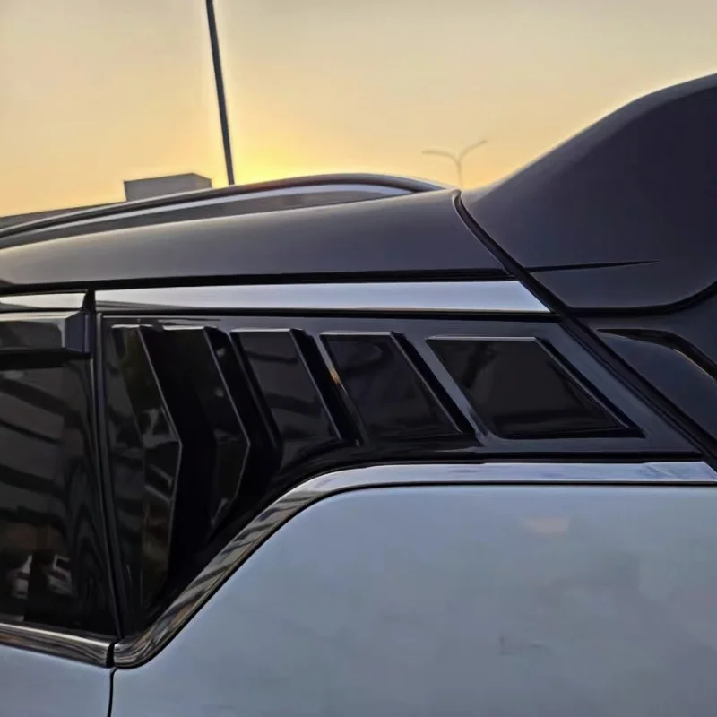 لجيلي كولراي بروتون BelGee X50 2019 ~ 2025 نافذة السيارة الخلفية الجانب تنفيس مصراع كوة غطاء الكسوة الديكور ضبط الملحقات #4