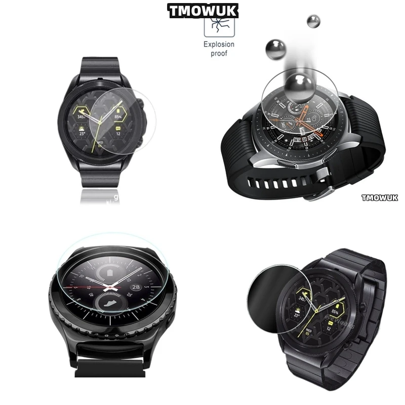 

For Samsung Gear Sport Gear 2 3 4 zero HD Anti Scratch 9H Hardness Tempered Glass Ultra Clear, Thin