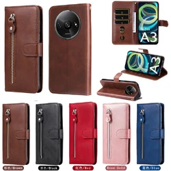 For Xiaomi Redmi 14C Zipper Wallet Leather Case For Redmi 14R 13C 13 C 12C 10C 10A 9T 9C A2 A1 A3 K50 K40 Gaming Turbo 3 Etui
