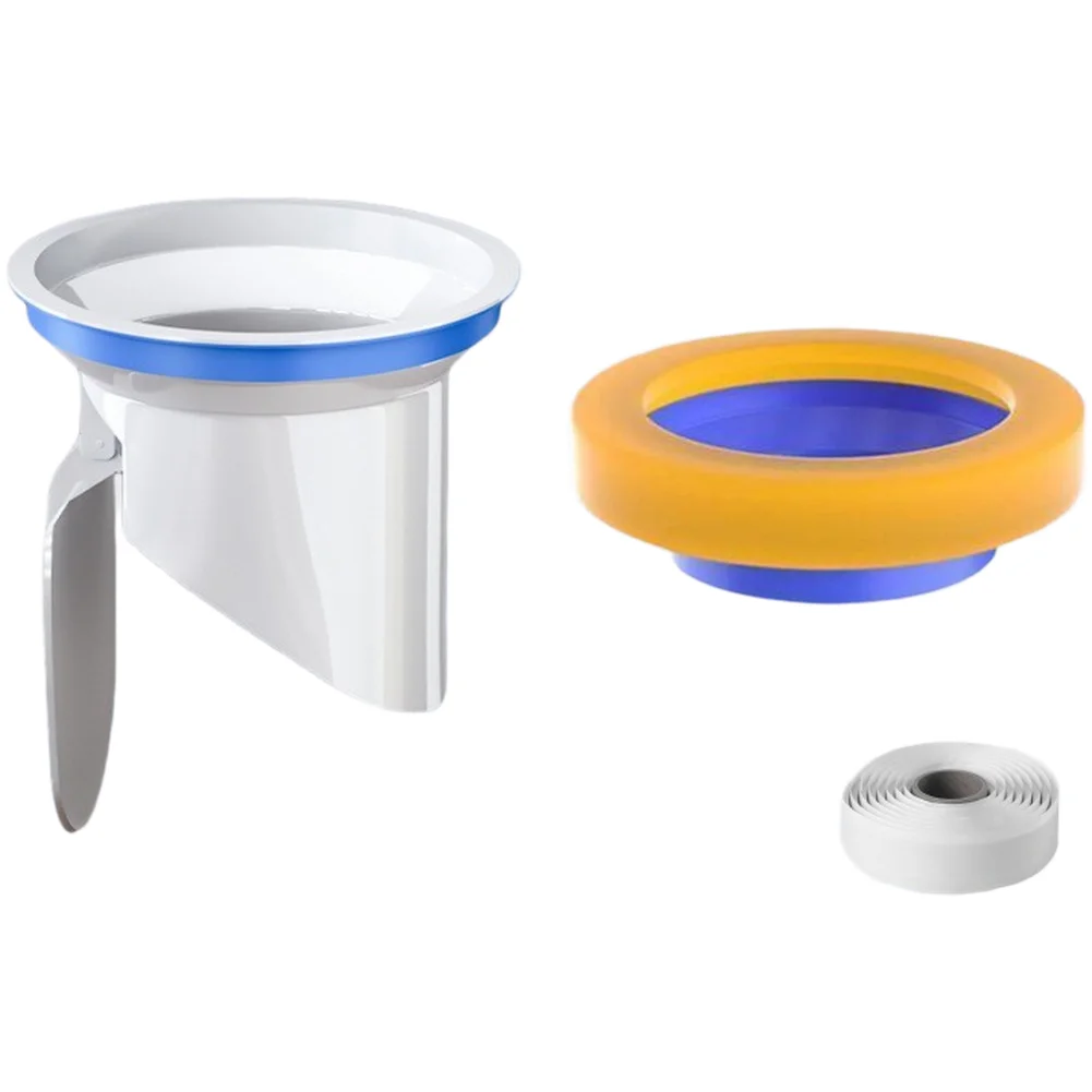 Leak Proof and Smell Block Toilet Flange Seal Ring with Magnetic Closure for Toilets with 100/110mm Drain Pipe Inner Diameter