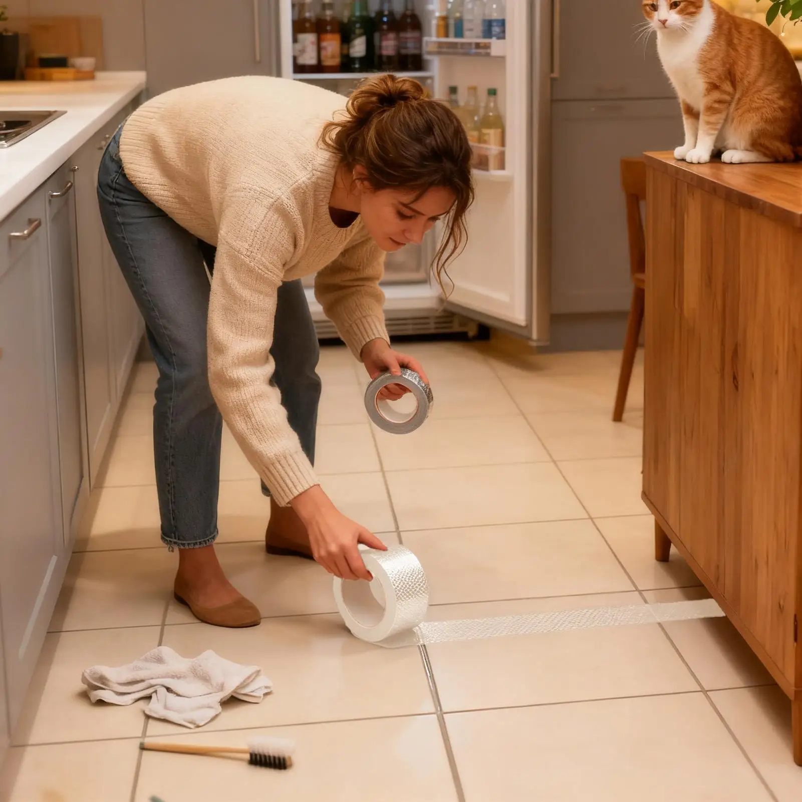 شريط شفاف مضاد للانزلاق مقاوم للماء، لاصق ذاتي آمن يوفر قبضة ممتازة مناسبة لأحواض الاستحمام والقوارب والسلالم #2