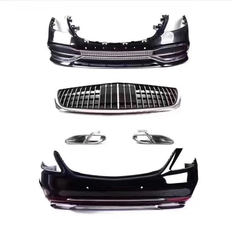 

2025Suitabie for Body Kit Mercedes-Benz S-Class W222 Old Refurbished Later S63 Maybach S65 Bumper S450