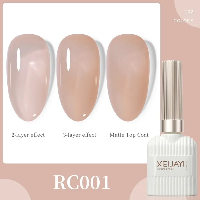 Long Lasting Nail Gel Polish Professional Salon Formula Cure for Manicure Art Design Home and Salon Beauty Use HEMA-Free