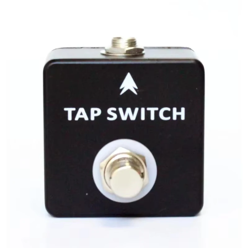 Mosky Tap Switch Footswitch 1/4 Inch Tempo Control Delay Pedal Accessories All-Metal Housing 5X5X3Cm 88g No Battery Required