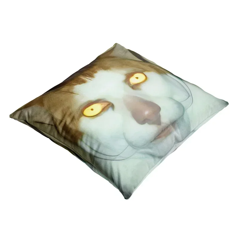 Gaslight Gatekeep Girlboss Monday Left Me Broken Cat Throw Pillow Covers Cushion Cases Pillowcases for Sofa 45x45cm 18x18Inch