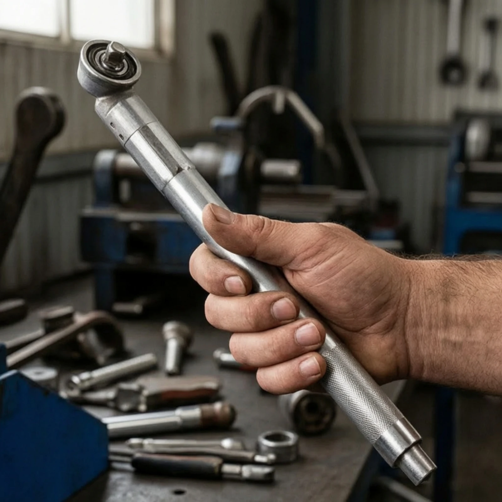 Socket Extension Rod with Knurled Grip Straight Ratchet Extension Bar Tool Sturdy Portable for Mechanics