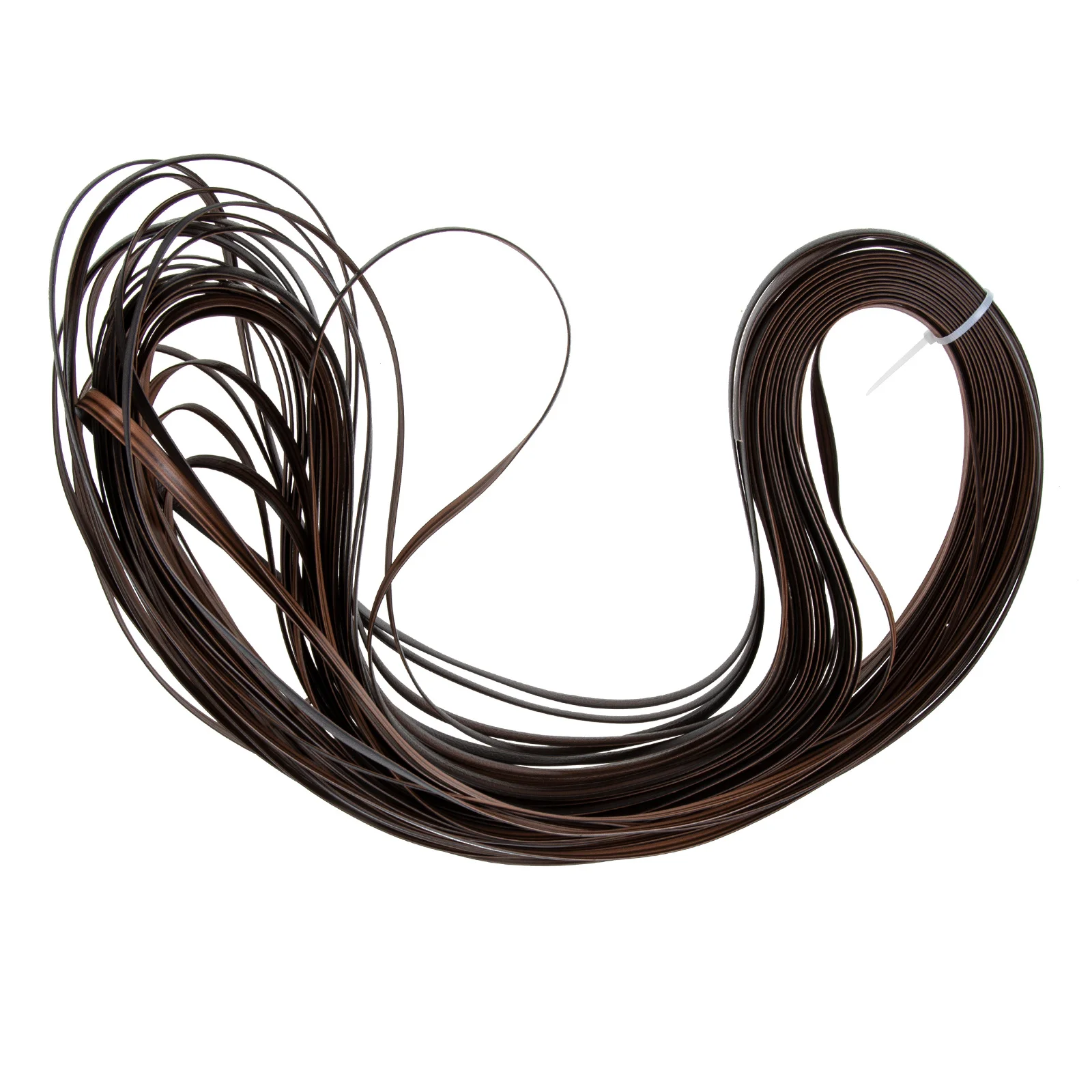 1 لفة من مادة إصلاح الروطان المسطحة، قابلة لإعادة الاستخدام، سهلة التنظيف، نسيج الخوص البلاستيكي لمشاريع الأثاث اليدوي