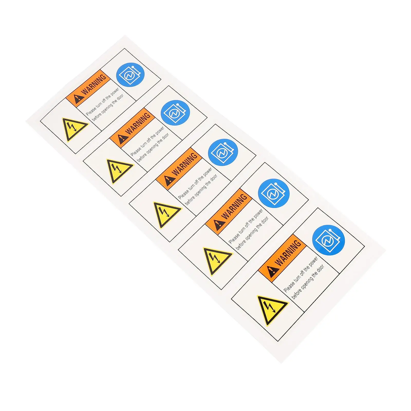 5Pcs Safety Warning Sticker for Electric Box Caution Decals Signs Traffic Security Equipment Door Practical Reliable