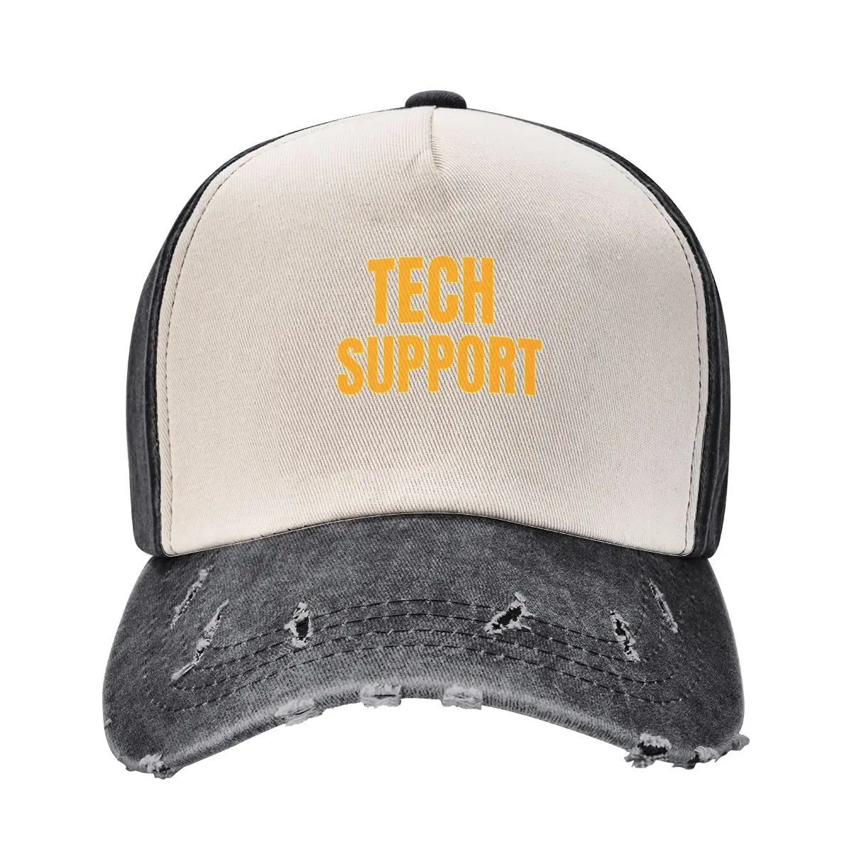 Tech Support Funny Sayings Sarcastic Baseball Cap Visor derby hat Golf Hat Man Men's Baseball Women's