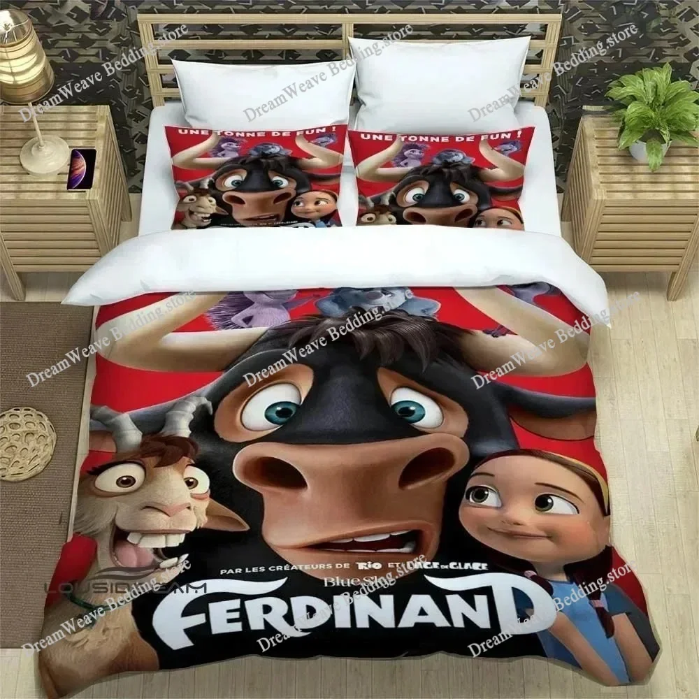 3D Print Cartoon Ferdinand Bedding Sets Exquisite Bed Supplies Set Duvetcover Bed Comforter Luxury Birthday Gift Quilt Cover963