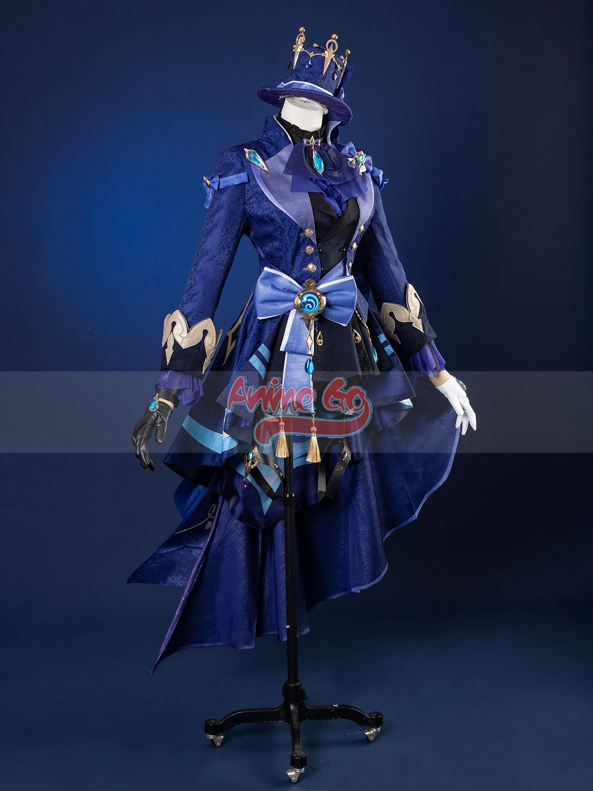 Costume de Cosplay Furina Genshin blanc et noir, tenue améliorée pour femmes, accessoires 3D pour Halloween