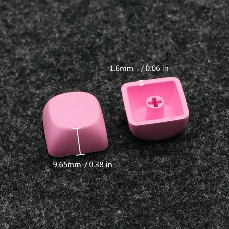 10Keys PBT-Tastenkappen, MOA-Profil, 1U, ohne Gravur, leere Tastenkappen, einzigartige Tasten mit besonderen Zeichen für mechanische Tastaturen. – Detail 6