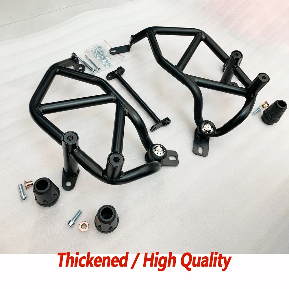 Bumper-two rubber head For VOGE 625R bumper modification front bumper For Voge Brivido 625 R bumper modification anti fall bar