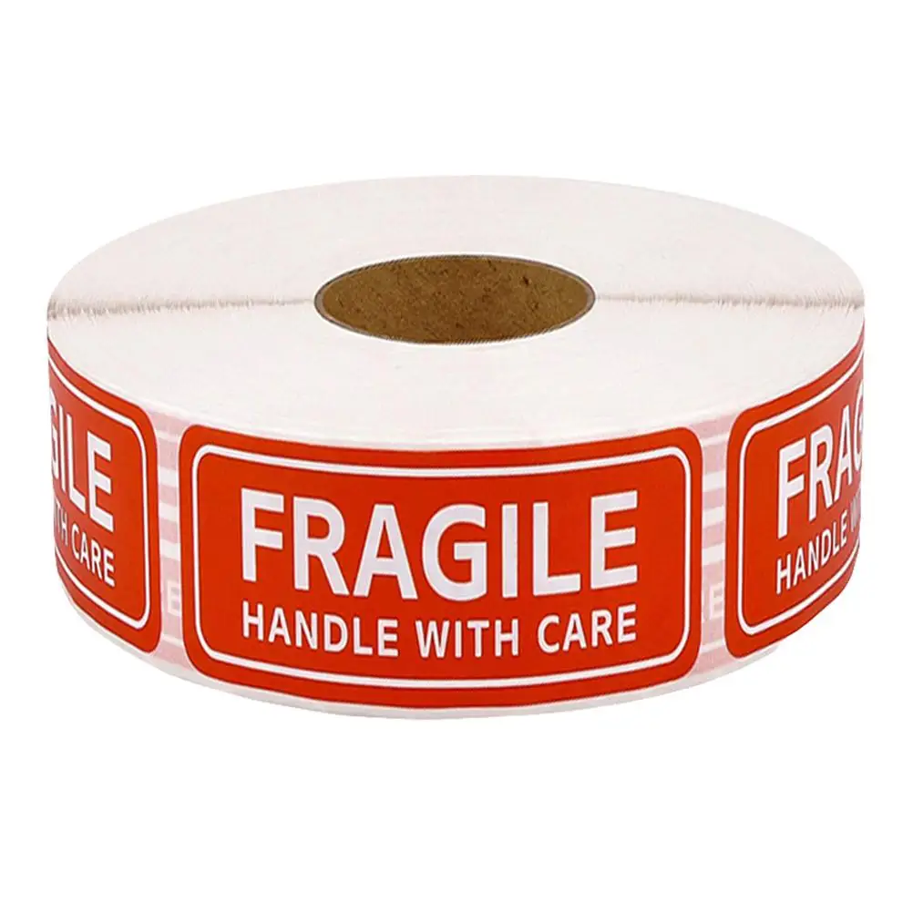 150 Pcs Label Sticker Shipping Care Packing Warning Fragile Paper Handle with Stickers