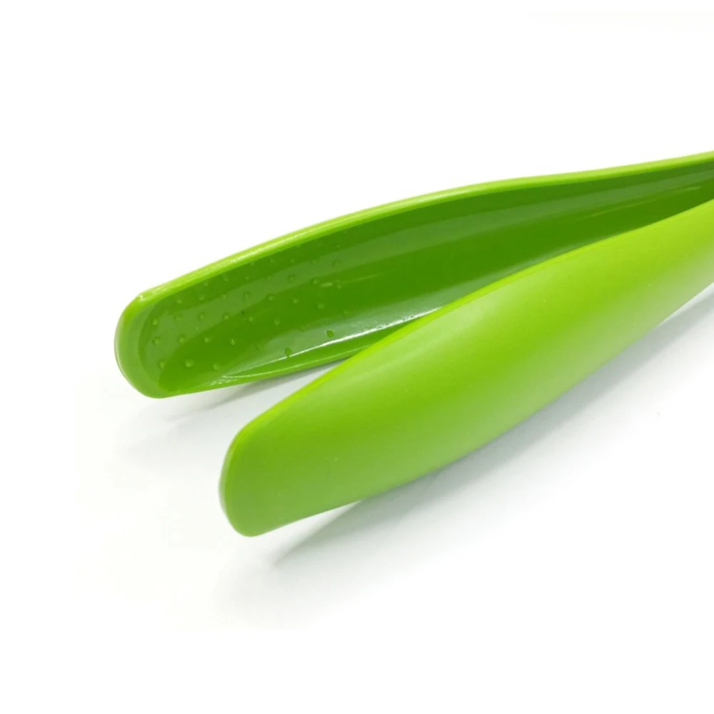

2Pcs Plastic Food Tongs Kitchen Serving Tongs Multipurpose Baking Bbq Salad Bread Clamp Plastic Food Tong