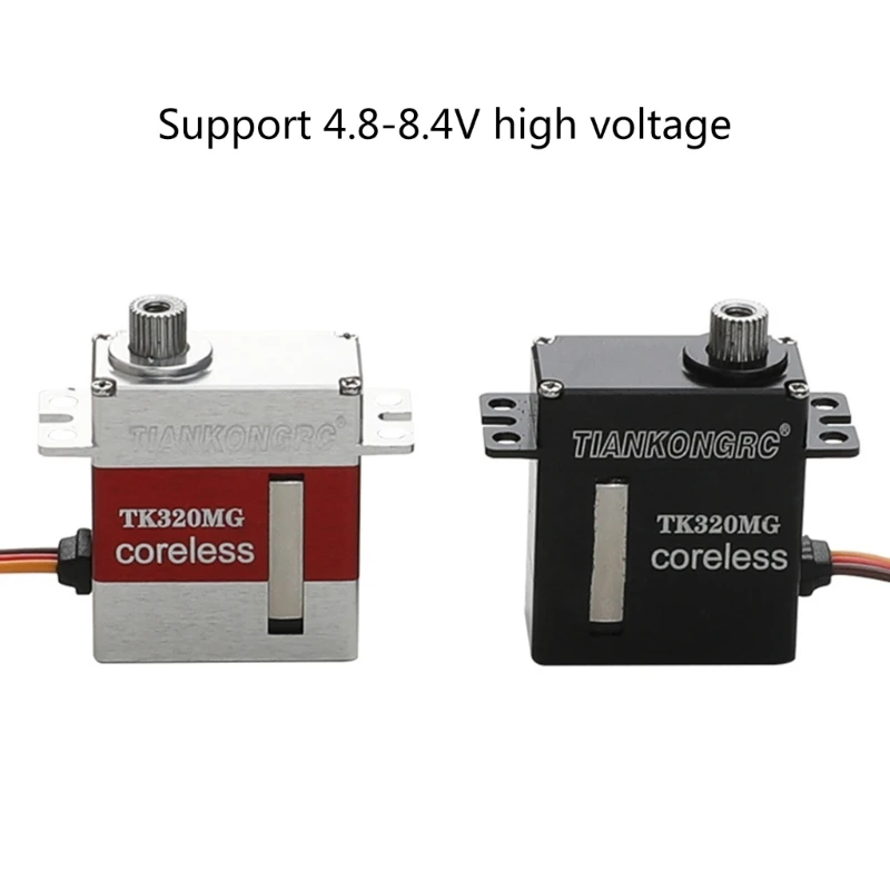 Servo numérique à engrenages métalliques avec couple 20, pour modèle voiture télécommandé